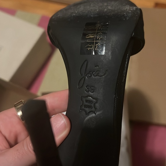 Joie Leather and Snakeskin Heels - Picture 4 of 4